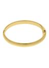 Pulseira Bracelete Liso Dourado 6,8 cm