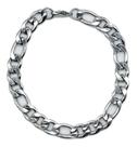 Pulseira Bracelete Masculina Aço Inox Prata 3x1 Pulseira Bracelete Masculina Aço Inox Prata 3x1