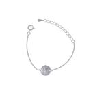 Pulseira Bracelete Medalha São Bento Folheada Prata 925