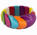 Pulseira Bracelete Modelo Escamada Howlita Pulseira Bracelete Modelo Escamada Howlita