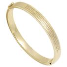 Pulseira Bracelete Oração Pai Nosso Semijoia Banhado a Ouro
