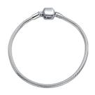 Pulseira Bracelete Prata Compatível Com Berloque Aço Inox