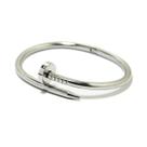 Pulseira Bracelete Prego de Aço Luxo e Modernidade para Você