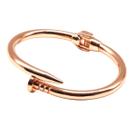Pulseira Bracelete Prego Simples Unissex em Aço Inoxidável Pulseira Bracelete Prego Simples Unissex em Aço Inoxidável
