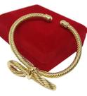 Pulseira Bracelete Regulável Banhada a Ouro Premium Ouro