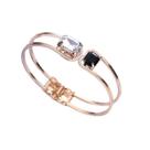 Pulseira Bracelete Strass Prateada Noiva Festa 15 Anos
