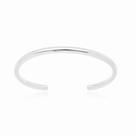 Pulseira Bracelete Tubo Liso Regulável Ouro 18k