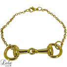 Pulseira bridão em bijuteria