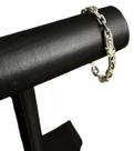 Pulseira Cadeado 8mm Luxo Banhado A Prata 925 Pulseira Cadeado 8mm Luxo Banhado A Prata 925