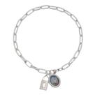 Pulseira Cadeia Consagração Nossa Senhora De Fátima Corrente Inox