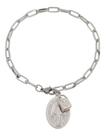 Pulseira Cadeia De Consagração Nossa Senhora Das Graças Inox