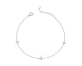 Pulseira Calda de Baleia Prata 925