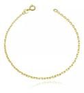 Pulseira Carrier Cadeado Fecho Tradicional Banho Ouro 18k