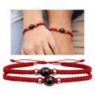 Pulseira Casal Akai Ito Fio Vermelho com Hematita (Conexão e Destino) (1 Par)
