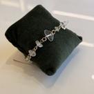 Pulseira cascalho aramado- cristal