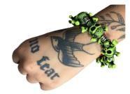 Pulseira Caveira e Ossos Sortida - Estilo Rock