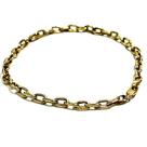 Pulseira Chain, joia de ouro 10k