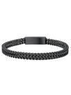 Pulseira ChainsHouse Franco Chain em aço inoxidável de 6 mm para homens