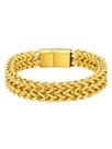 Pulseira ChainsHouse Franco Cuban Link 12mm 21cm Aço Inoxidável