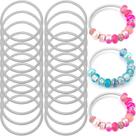 Pulseira Charm ZYEHXED Snake, 20 peças de prata para mulheres