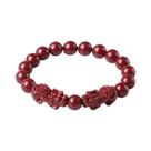 Pulseira Cinnabar com contas Double Pixius Charms de 12 mm