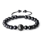 Pulseira COAI Lion Jewelry Stone Beaded Black Turmaline