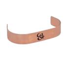 Pulseira Cobre Nome Om em Laser Hebraico Unissex