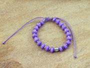 Pulseira colorida (roxo)