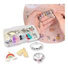 Pulseira Com Berloques Feminina Menina Infantil Juvenil Glow Pingente Moderna