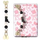 Pulseira com contas de silicone e pingente de gato preto para e-reader LuneClat