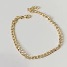Pulseira com Elos Simples Dourada Bijuteria Pulseira com Elos Simples Dourada Bijuteria