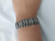 Pulseira com Marcassitas de Prata