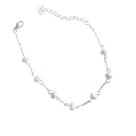 Pulseira com Mini Pérolas de Água Doce em Prata 925