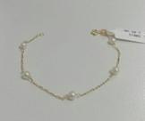 Pulseira Com PÃrola Em Ouro 18k
