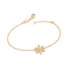 Pulseira com pingente floco de neve BRANCO 552189 Rommanel