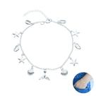 Pulseira Com Pingentes Conchas Em Prata 925 Pulseira Com Pingentes Conchas Em Prata 925