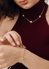 Pulseira com Três Trevos folheado a ouro 18k Pulseira com Três Trevos folheado a ouro 18k