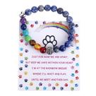 Pulseira comemorativa Unijew Rainbow Bridge para simpatia por animais de estimação Pulseira comemorativa Unijew Rainbow Bridge para simpatia por animais de estimação
