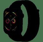 Pulseira compativel Apple Watch 38mm 40mm Series 1 2 3 4 Nylon Pulseira PRETO