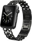 Pulseira Compatível com Apple Watch Corrente Preto 44mm