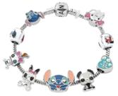 Pulseira Completa Com Berloques Lilo Stitch Disney 21cm