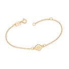 Pulseira Concha Banhada a Ouro com Zircônia Rommanel 552141 Pulseira Concha Banhada a Ouro com Zircônia Rommanel 552141