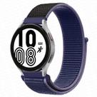 Pulseira Cor Azul Marinho Nylon tiras autocolantes 22mm Compativel Com SM-Waatch3 Active2 GTS3 GTR42/47mmGTR3/PRO