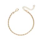 Pulseira Cordão Baiano ao Banho de Ouro