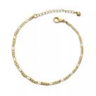 Pulseira Corrente Fígaro Fina Banhada a Ouro 18K Pulseira Corrente Fígaro Fina Banhada a Ouro 18K