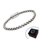 Pulseira Corrente Veneziana Prata com Fecho Magnético Premium