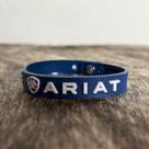 Pulseira Country Silicone Ariat Farm Azul Premium Estilosa