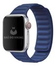 Pulseira Couro Link Compatível com Apple Watch 38mm 40mm Azul Pulseira Couro Link Compatível com Apple Watch 38mm 40mm Azul