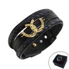Pulseira Couro Masc Country I Love Horses Preto