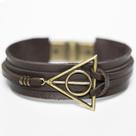 Pulseira Couro Masculina Harry Potter Pulseira Couro Masculina Harry Potter